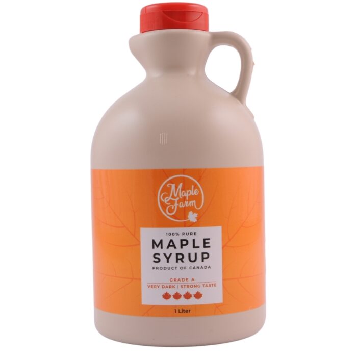 Vahtrasiirup 1l, Grade A, EKSTRA TUME | Maple Farm